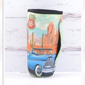 Tipi Western Tumbler Sleeve - Route 66 (Makes a great gift)